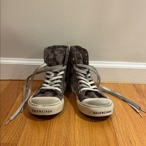Balenciaga Paris High Top Sneaker BB Monogram
